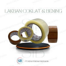Lakban Bening dan Coklat Premium